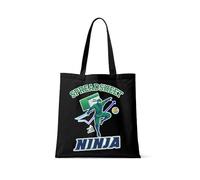 Getagift Spreadsheet Ninja Data Master, Accountant Humour, Chartered Accountant, Spreadsheet, Data Analyst Gift, Reusable Shopping Bag, Full Colour Tote Bag. (Black)