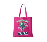 Getagift Spreadsheet Ninja Data Master, Accountant Humour, Chartered Accountant, Spreadsheet, Data Analyst Gift, Reusable Shopping Bag, Full Colour Tote Bag. (Fuchsia)