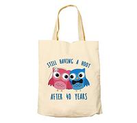 Getagift Still Having A Hoot After 40 Years Tote Bag, Natural Shopping Bag, Environmentally Friendly, Gift For Anyone