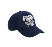 Getagift Teachers Gift, Don't Make Me Use My Teacher Voice, Cotton Authentic 5 Panel Cap. (Cotton, French Navy)
