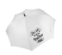 Getagift Teachers Gift, Don't Make Me Use My Teacher Voice, White Umbrella. (Golf Umbrella)