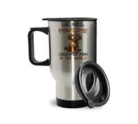 Getagift The Most Paw-Some Cockapoo Mom - Gift for Dog Mom, Insulated 14oz Travel Mug, Tea, Coffee Mug. (Silver)