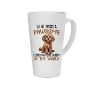 Getagift The Most Paw-Some Cockapoo Mom - Gift for Dog Mom, Mug, Latte Mug. (17 oz)