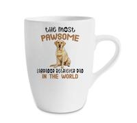Getagift The Most Pawsome Labrador Retriever Dad in The World | Gift for Pet Lovers, Dog Owners, Dog Dad, 13 oz Marrow Cup/Mug.
