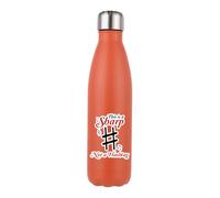 Getagift This Is A Sharp Not A Hashtag Music Gift, Music Teacher Gift, 500 ML Double Walled Insulated Stainless Steel Bottle. (Matt Orange)