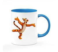 Getagift Tiger Cartoon The Pooh Quote Birthday Secret Santa Chritmas Unique Ceramic Inside Coloured Mug. (Blue)