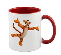 Getagift Tiger Cartoon The Pooh Quote Birthday Secret Santa Chritmas Unique Ceramic Inside Coloured Mug. (Red)