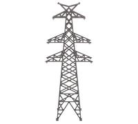 GETAJGHSD 1:100 Scale Miniature Electric Tower Model Made of Pla with Quick Assembly and Realistic Detailing for City Miniature Model Displays and Diorama Building Scenes
