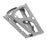 GETAJGHSD 1 Pair Single-Layer Stainless Steel Drawer Hinges Shoes Turing Rack Sleek Modern Stylish Design Convenient Access Hidden Shoe Rack for Home Office