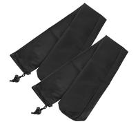 GETAJGHSD 1 Pair Waterproof Car Wiper Protector Covers Black Polyester Windshield Wiper Covers with Easy Installation to Protect from Rain and Birds Poop