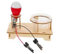 GETAJGHSD 1 Set Brine Electric Conduction Lamp Experiment Kit DIY Physics Teaching Material Science Experiment for Students Easy Assembly Saltwater Electric Lamp Project