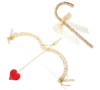 GETAJGHSD 1 Set Cupid Set Cupid Costume Supplies Valentine Day Cupid Bow Valentine Cupid Accessories Halloween Cupid Costume Cupid Valentines Decorations Fake Bow Cupids Bow