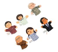 GETAJGHSD 1 Set Educational Finger Puppets Random Cloth Finger Puppets for Safe Reusable for Parent Bonding and Creativity for Storytelling and Role Play