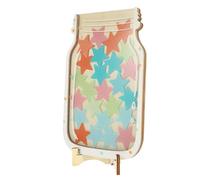 GETAJGHSD 1 Set Reward Jar for Wooden Classroom Behavior Management Tool Star Token Reward System Motivational Chore Chart Decorative and Practical for Hands Learning