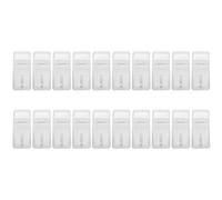 GETAJGHSD 10 Sets Hasp Locks for Jewelry Box and Crafting, Replacement Lock with Easy to Glue PC Material, Flat Mount Hinge Latch Buckle for DIY Projects