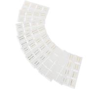 GETAJGHSD 10 Sheets Bible Study Tabs White Leather Index Labels with Gold Foil Decorative Bible Index Tabs for Easy Navigation and Accurate Reading Suitable for All Ages