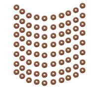 GETAJGHSD 1000pcs Coffee Wood Spacer Beads for Jewelry Making, Mini Delicate Beads with Small Holes, Novelty Shape for DIY Earrings and Necklaces Craft