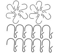 GETAJGHSD 100pcs Black S-Shaped Iron Hooks for Kitchen and Door Back Hanging Small Metal S Hooks for Home Storage Multi-Purpose Hat Hanger Rack Practical and Minimalist Design for Bags