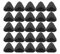 GETAJGHSD 100pcs Plastic Edge Cover Protector Guard Lightweight Easy Installation Black Small Corner Protectors for Furniture Packaging