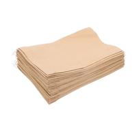 GETAJGHSD 100pcs Reusable Kraft Paper Shopping Pouches in Khaki for Small Business Packaging and Party Favors, Stylish Merchandise Bags Suitable for Flowers and Food Items