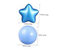 GETAJGHSD 100pcs Star-shaped Plastic Ball Pit Balls Lightweight Play for Sensory Stimulation Fine Motor Skill Development Indoor Outdoor Use