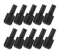GETAJGHSD 10pcs 15ml Empty Refillable Nail Polish Bottles Made of Glass with Leak-proof Lightweight Design for Travel and Grooming the Go
