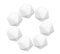 GETAJGHSD 10Pcs Blank Acrylic Dice for DIY Painting Cubes for Creative Learning Unfinished Craft Dice for Imagination and Problem Solving Skills