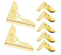 GETAJGHSD 10pcs Book Edge Cover Corner Protectors Metal Decorative Edges Covers Antique Style Fine Workmanship for Craft Items and Home Decoration