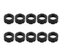 GETAJGHSD 10pcs Car Mount Screw-on Holder Nuts for Ball-joint Fixed Adapter Brackets 17mm Ball Head Screw Caps Black Car Phone Holder Parts Compatible with Air Vent Balance Mounts