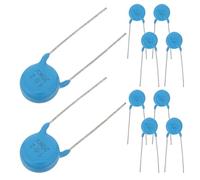 GETAJGHSD 10pcs Ceramic Capacitor Set 20kv102k Performance Exceptional Stability Ceramics Electronic Capacitor Disc for Hobby Electronics Kits