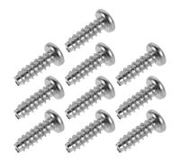 GETAJGHSD 10pcs Clipper Housing Accessory Screws for Electric Hair Trimmer Fixing Screws Replacement Reliable Shell Maintenance Parts Silver