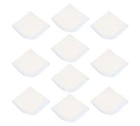 GETAJGHSD 10Pcs Cotton Handkerchiefs Double-Layer Muslin Towels Newborn Face Towels Soft Small Size Blue for Nursing and Facial Cleaning