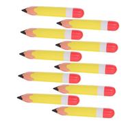 GETAJGHSD 10pcs Giant Inflatable Pencil Balloons PVC Birthday Party Decorations for School Events Fun Classroom Props and Festive Celebrations Easy to Inflate Lightweight and Eye Catching