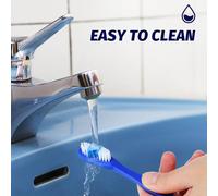 GETAJGHSD 10pcs Mini Prison Toothbrushes with Soft Short Handles, Anti-self- Oral Cleaning Brushes, Portable 9cm Small Manual Toothbrushes for Detention and Psychiatric Care