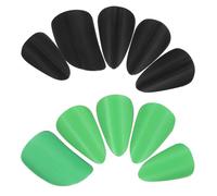 GETAJGHSD 10pcs Professional Pipa False Nails Set Finger Picks for Chinese Stringed Instruments Protective Nail Covers for Practice and Grading Exams Suitable for Students and Musicians