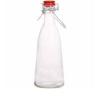 GETAJGHSD 1100ml Flip-top Bottle Thick Glass Brewing Bottle with Airtight Seal and Easy to Carry Design for Beer and Soda Storage When Entertaining Friends and Guests at Home Or in The