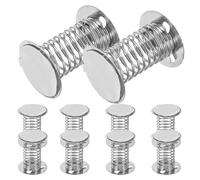 GETAJGHSD 12 Pcs Spring Base with Double-sided Adhesive for DIY Shaking Head Dolls Spiral Springs for Crafting Animal Dashboard Decorations Multipiece Pack for Creative Doll Accessories