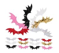 GETAJGHSD 120pcs Halloween Mini Devil Wings Hair Clips Compact Lightweight Craft Accessories for DIY Costume Doll Hats Backpack Decorations Multipurpose Halloween Party Props