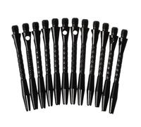 GETAJGHSD 12Pcs Aluminium Alloy Medium Dart Shafts with Knurled Grip for Darts Stem Replacement and Stable Flight Performance