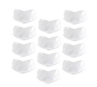 GETAJGHSD 12pcs Mini Tableware Model Tiny Plates Dishes for Dollhouse Decor Mini Kitchen Accessories Elegant Snack Trays for Creative Crafting Play