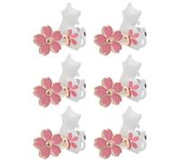 GETAJGHSD 12pcs No Sew Jeans Waist Adjuster Buttons Cute Cat and Cherry Blossom Design, Alloy Material, Detachable and Instant Fit Waistband Tightener for Pants and Jeans, for Everyday Wear