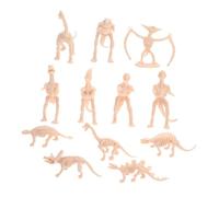GETAJGHSD 12pcs Plastic Dinosaur Skeleton for Educational Sandbox Play Fun Party Decorations Interactive Learning Activity for Birthday Celebrations