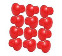 GETAJGHSD 12pcs Plastic Mushroom Rebar Caps End Covers Protective Caps for Construction Garden Use Rebar Stake Safety