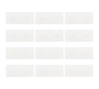 GETAJGHSD 12pcs Self Adhesive Hook Sticky Hooks 5.50x2.36x0.16in Plastic No Need to Punch Easy to Use for Kitchen and Room