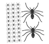 GETAJGHSD 150pcs Halloween Prank Props Realistic Plastic Spiders Soft Longlegged Fake Spider for Spooky Haunted House Decorations and Party Pranks Non Toxic Trick