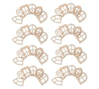 GETAJGHSD 150pcs Wooden Mini Doors and Windows for Fairy Garden, Unpainted Miniature Dollhouse Accessories with Rustic Charm and DIY Creativity for Home Decor and Sign Making