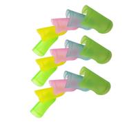 GETAJGHSD 15pcs Flute Protectors Abs Protective Covers for Bamboo Flutes Lightweight Scratch Resistant Film Covers Easy to Install Accessories Random Color