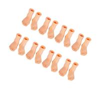 GETAJGHSD 16pcs Realistic Finger Feet Puppet Educational Body Teaching Model for Early Learning Development Soft Vinyl for Kindergarten and Home Use