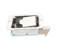 GETAJGHSD 1Pc Stainless Steel Rv Door Accessory Handle Lock with Keys for Trailers Durable Paddle Handle Lock for Toolboxes and Storage Compartments Easy Replacement for Worn Latches