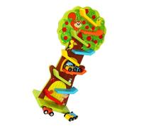 GETAJGHSD 1Pc Wooden Gliding Car Track Set for Educational Ladder Race Track Game Safe Material Inspires Imagination Suitable for Boys